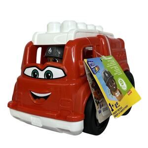 Mega Bloks Fisher Price Toddler Building Blocks Freddy Fire Truck Block Buddies